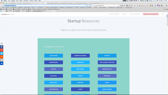 Länkar för småföretagare - Startupresources.com